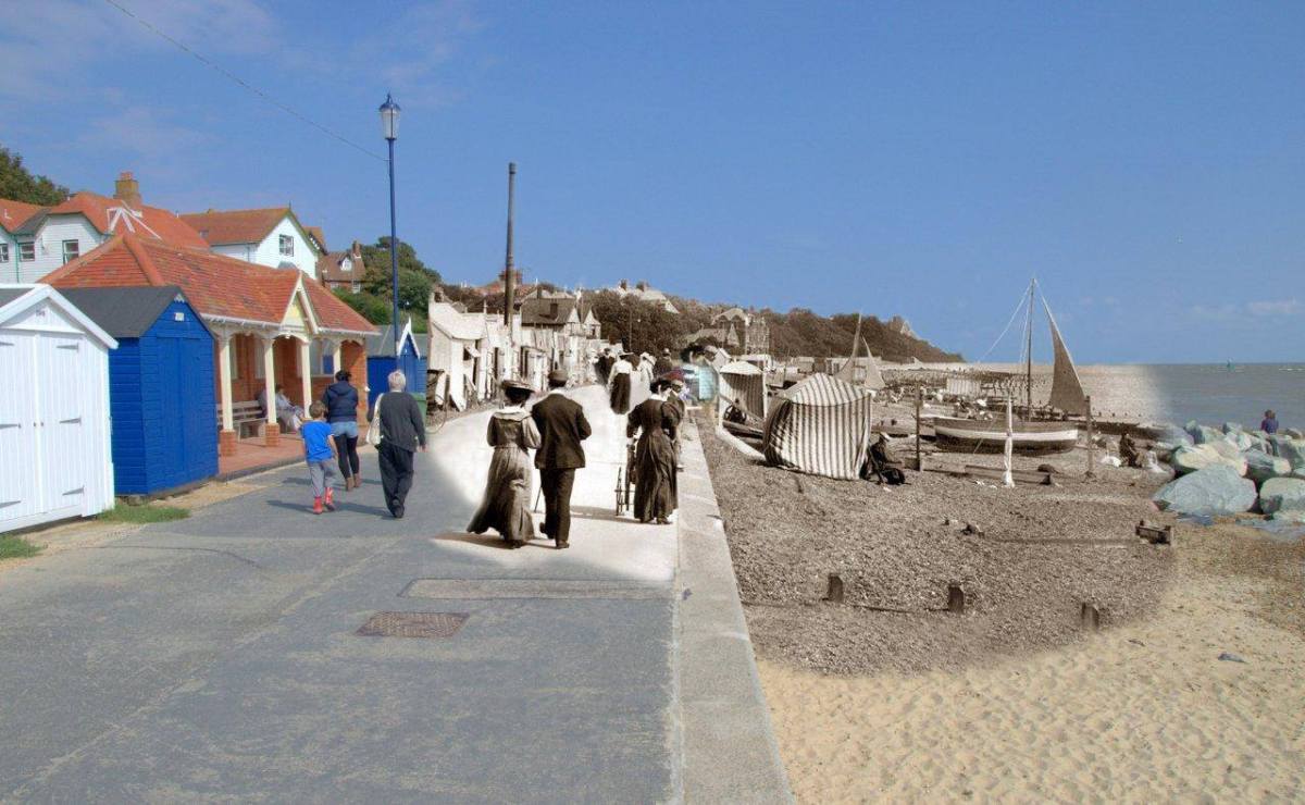 041 Felixstowe Promenade, 1890s in 2014
