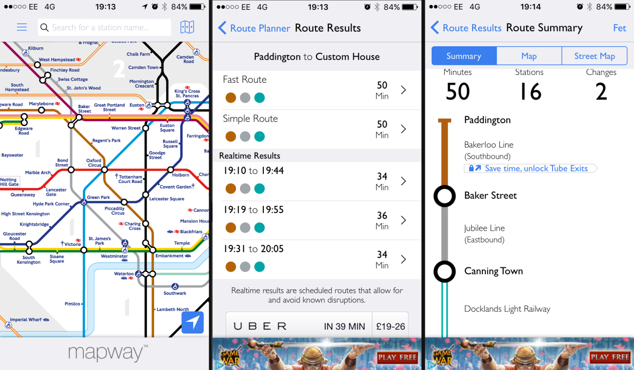 tube map app